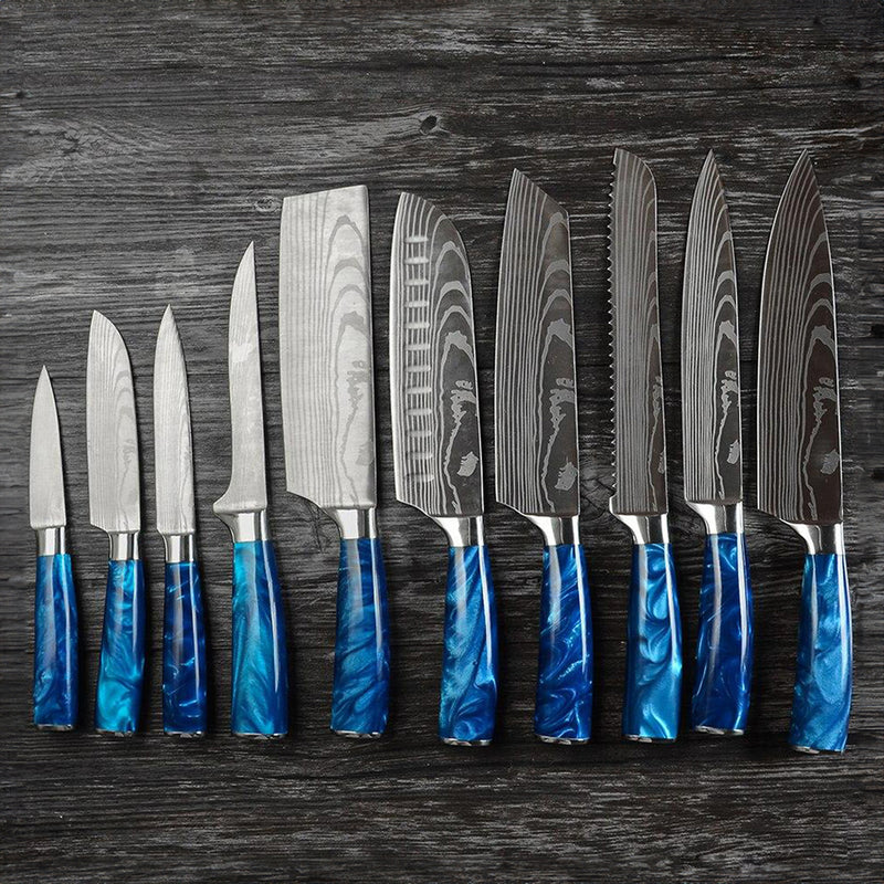 10 Piece Japanese Knife Set