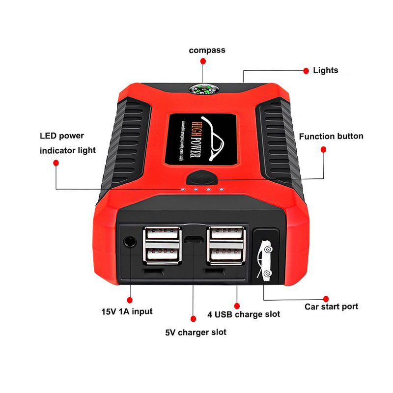 Pocket Jump Starter + Power Bank