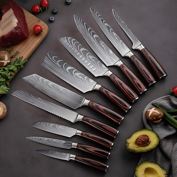 10 Piece Japanese Knife Set